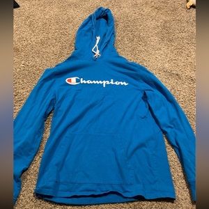 Champion hoodie.